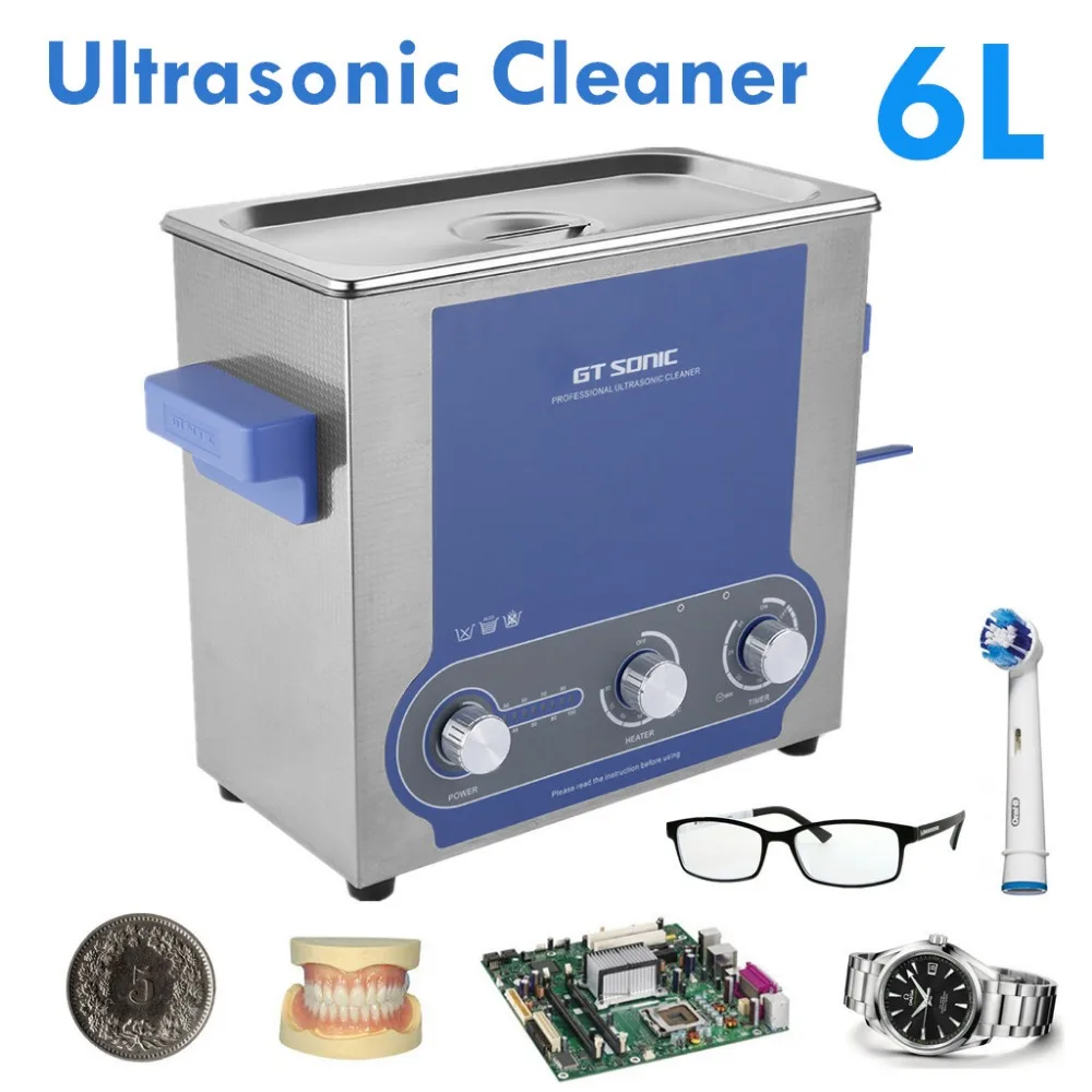 Clerance 6L Heated Ultrasonic Cleaner Ultrasonic Jewelry Cleaner