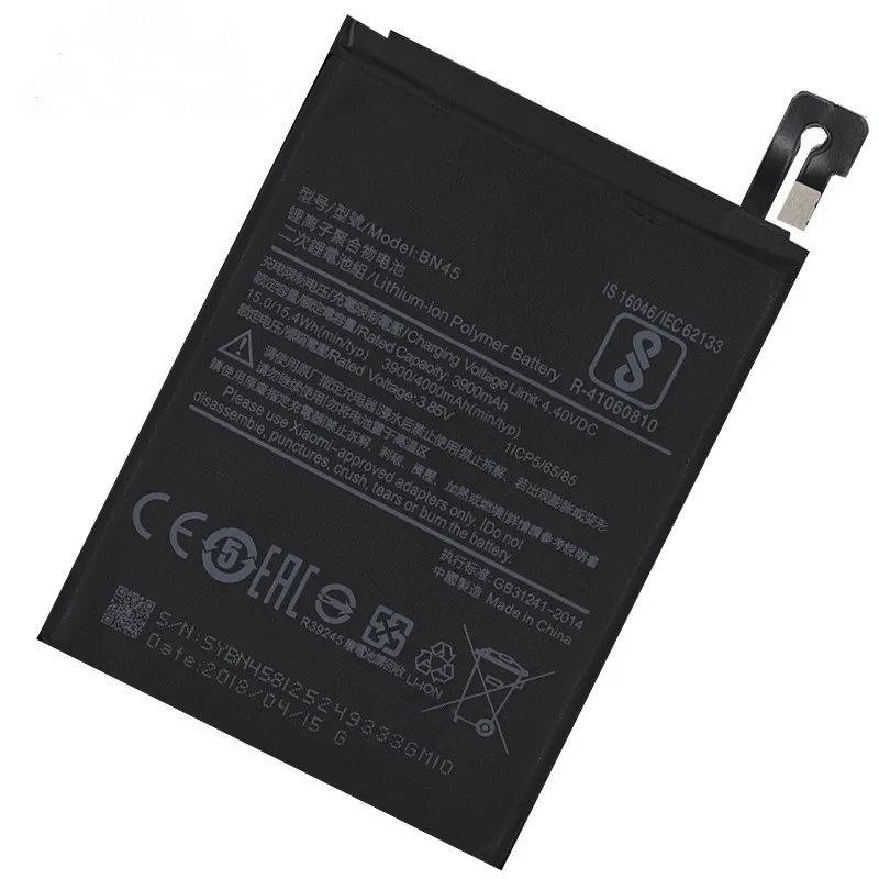 100% Asli Backup untuk Xiaomi BN45 Baterai untuk Xiaomi Redmi Note 5