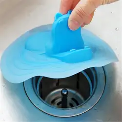 3 цвета силиконовый резервуар для воды ванна раковина стоппер сливной штекер Hippopotamus ShapeAnti Блокировка крышка фильтра для воды кухонные