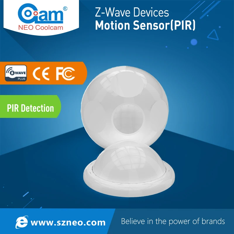 NEO COOLCAM New Z-wave PIR Motion Sensor Detector Home Automation Alarm System Motion Alarm