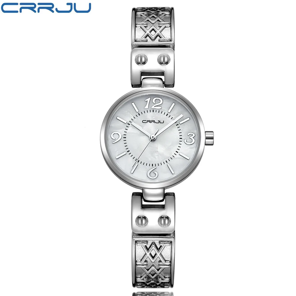 Женские часы под платье, часы со стальным браслетом, роскошные часы для женщин, женские повседневные кварцевые наручные часы с цветами, relojes para mujer - Цвет: white