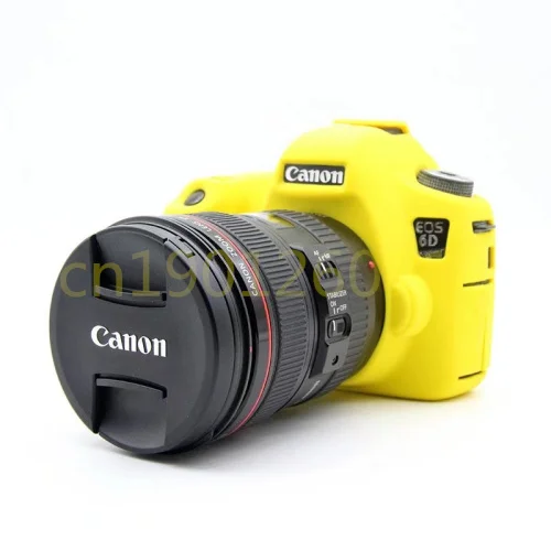 Приятный Sofe силиконовый резиновый защитный чехол для корпуса камеры Canon 6D Camouflage