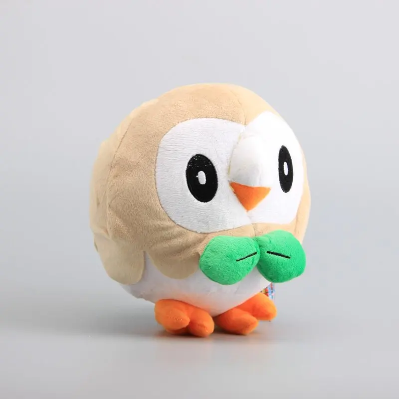 Горячая Rowlet милые плюшевые куклы чучело мягкие игрушки Детский подарок 17 см