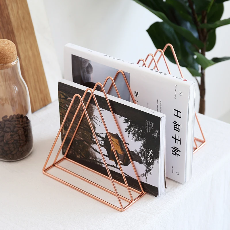 

Real Sale Librero Wood Furniture Boekenkast Nordic Iron Art Bookshelf Desk Book Collection Rack Simple Desktop Stand Metal