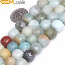 10 мм 18 мм натуральный смешанный цвет Амазонит драгоценный камень полудрагоценные бусины Свободные бусины для изготовления ювелирных изделий 15 дюймов