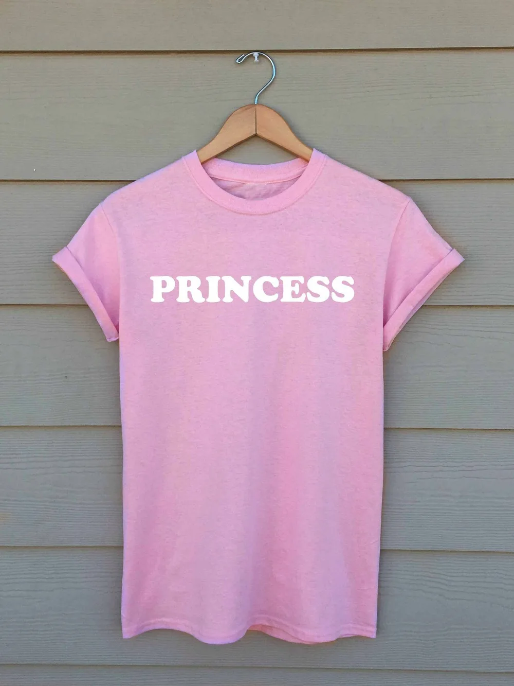 Футболка принцессы camiseta rosa feminina подарок для нее женский модный слоган