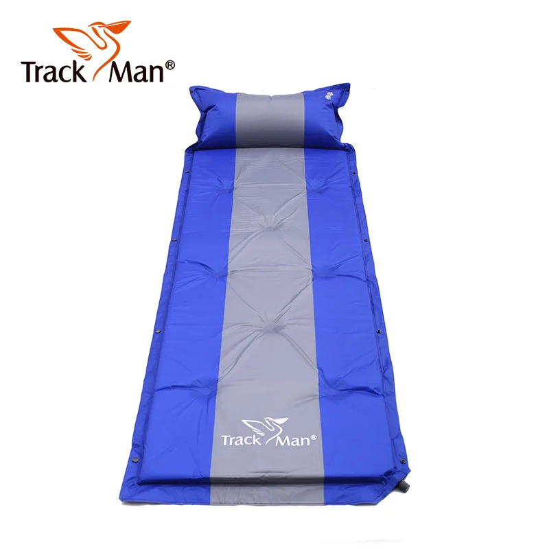 

Trackman TM2113 192*60*3cm Can Be Spliced Outdoor Self-Inflating Sleeping Pad with Pillow Camping Mat Travel Moisture-proof Mat