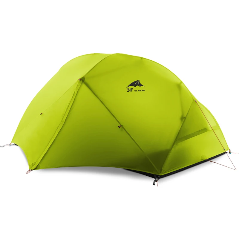 3F UL GEAR 2 человека палатка для кемпинга 210T / 15D силиконовая ткань двухслойная