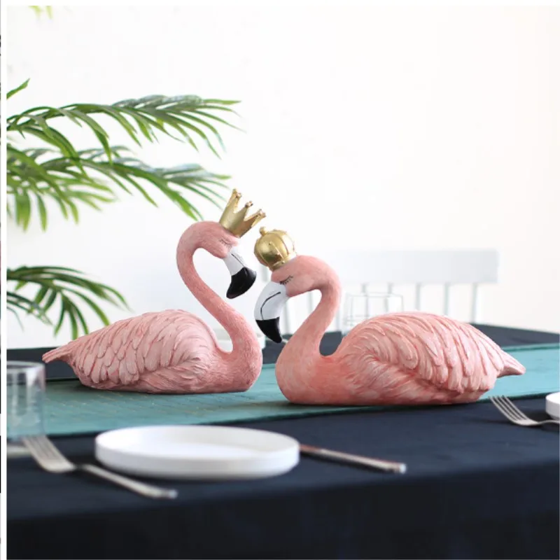 Nordic home Flamingos Decorations Ornaments Wedding Gifts European