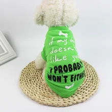 Новейшая Летняя Одежда для питомцев, собачий футболки для собак 1-6,5 кг полиэстер крутая Одежда для собак товары для украшения домашних животных