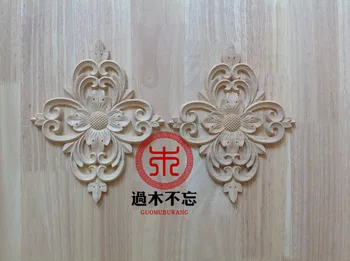 

Do not forget to log in Dongyang European style solid wood door flower floral applique decorative Window Decal Decals central fi