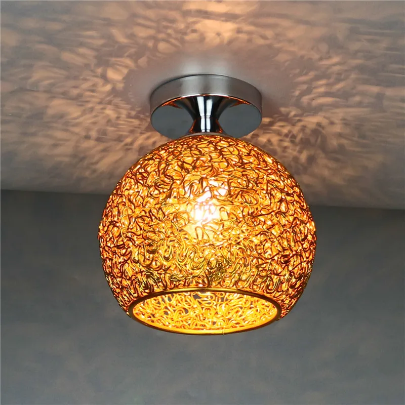 

Vintage loft ceiling light Multicolor Aluminum E27 ceiling lamp for bedroom living room aisle corridor restaurant bar cafe