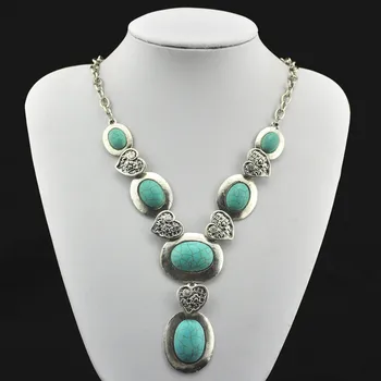

Letter C-GS --- Stone Necklace Pendant Jewlery Women ,Vintage Look,Tibet Alloy, free shipping, wholesaler