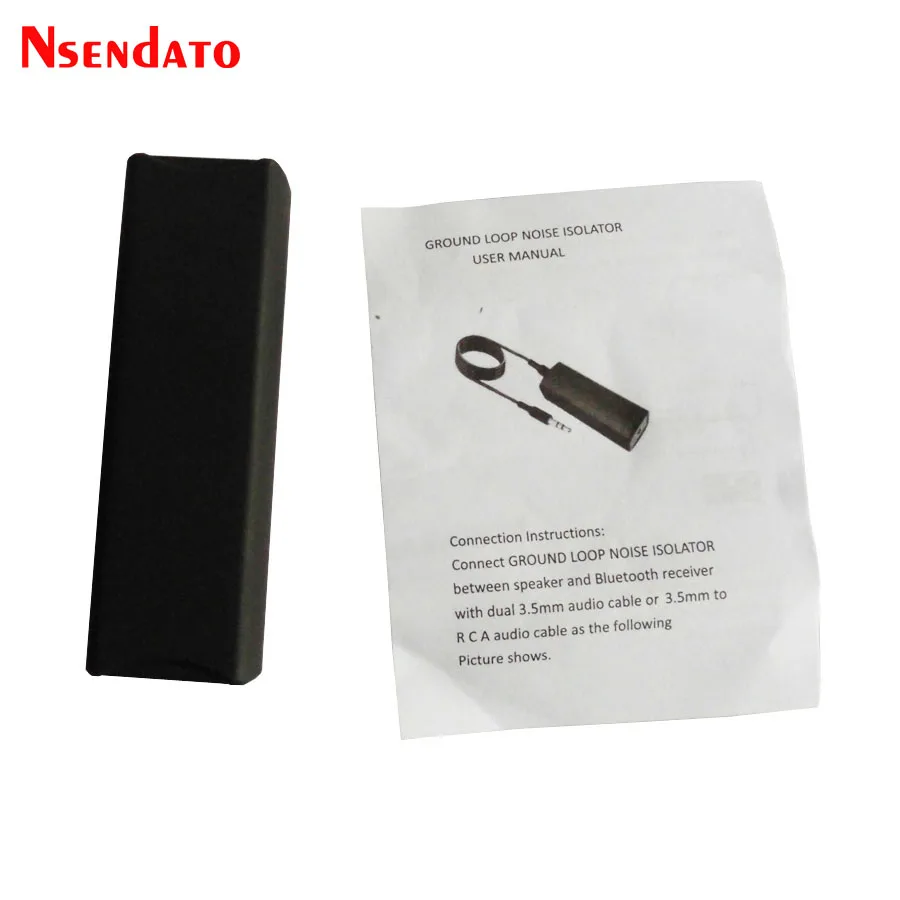 Ground Loop Noise Isolator Audio Anti jamming Device for Car Audio