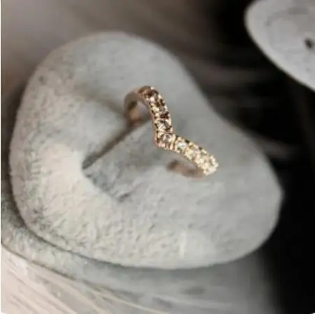 jz 003 2017 new v shaped unique fashion design crystal ring set with the most - Most Beautiful Wedding Rings jz 003 2017 new v shaped unique fashion design crystal ring set with the most - Most Beautiful Wedding Rings