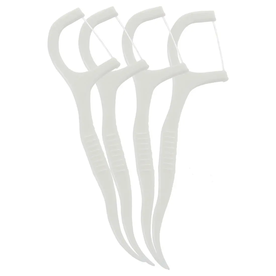 50 pieces plastic toothpicks floss pick whitein Dental Flosser from