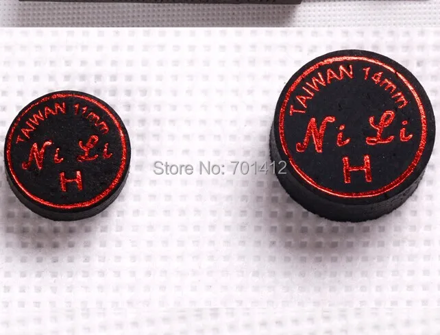 

5pcs/lot 14mm 9layers H NILI black color Taiwan billiard/pool cue tips