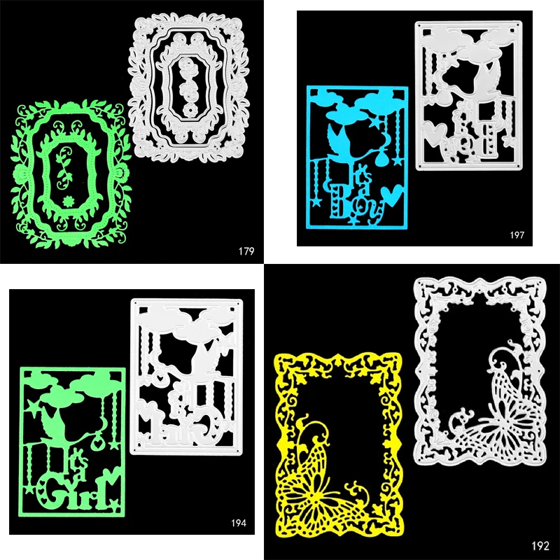 

Square border Shape Die Cuts Metal Cutting Dies for Card Making DIY Scrapbooking Photo Album Decoretive Embossing Stencial