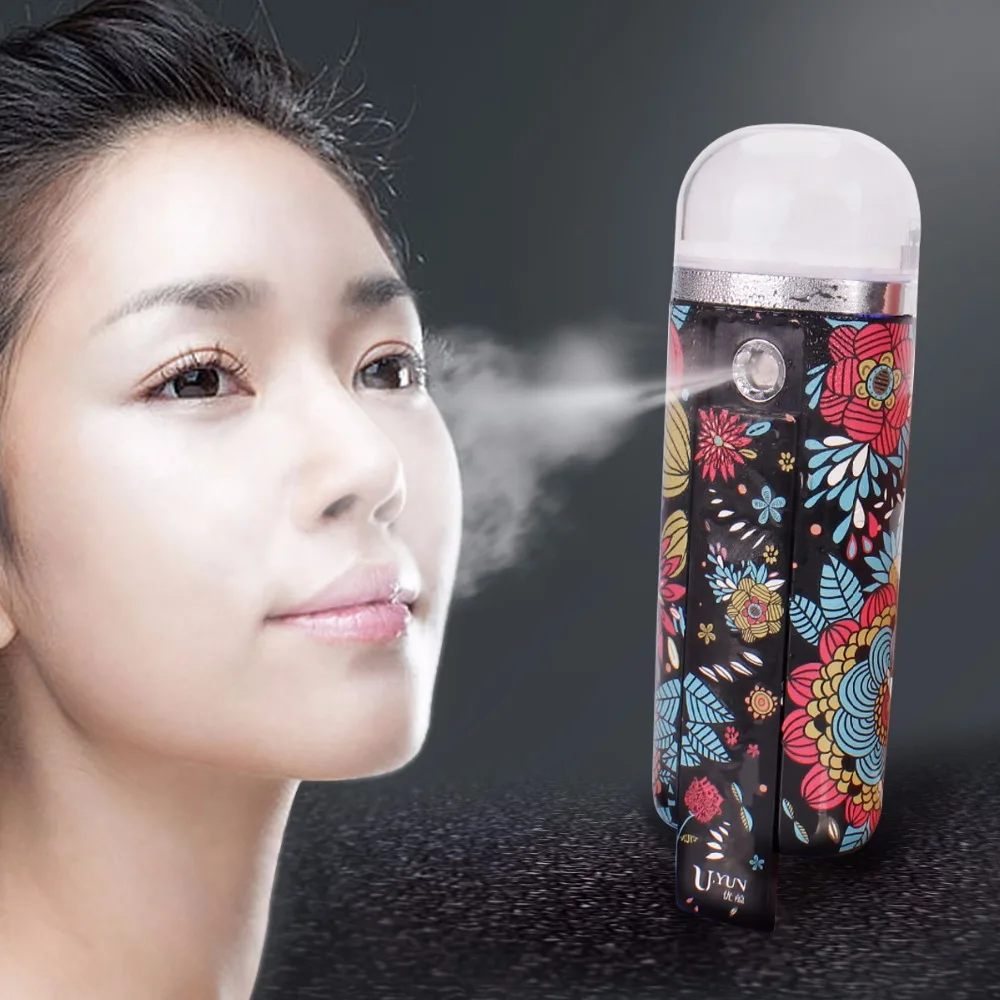 Facial Steamer Face Relief Nano Sprayer Water Resplenishing Anti-dry Anti-oil Setting Makeup Power Supply for Mobile Phone