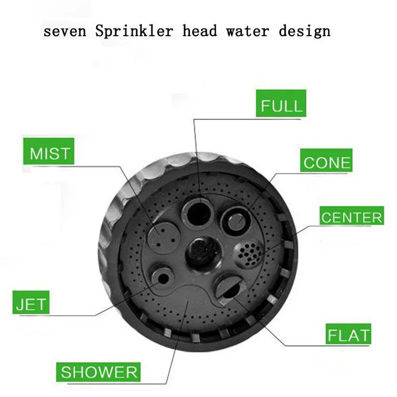 Делюкс 25 50 75 100 125 150 футов расширяемая Распылительная насадка для воды садовый шланг гибкий расширяющийся шланг 7 с функцией распылителя