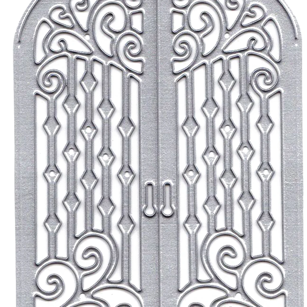1 Pcs Door Shape Stencil, Carbon Steel Cutting Dies Template for Cards Journals Scrapbook DIY Decoration - (2.76 x 3.82 inch)
