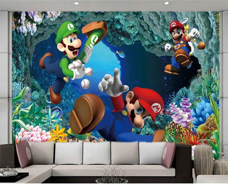 3d Large Living Room Bedroom Tv Background Wallpaper Childrens Room