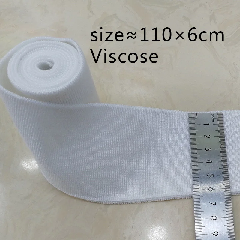 6cm White JIETAI черно-белая ребристая ткань мерсеризованный хлопок трикотажные тканевые аксессуары DIY воротник манжеты подол нижний воротник Рисование текстурирование - Цвет: 6cm White