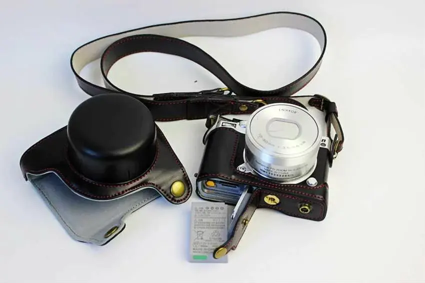 Pu Nikon 13Off J51j5 Für Unteren Kamera Us17 Tasche Batterie Edition 10 30mm Objektiv Öffnung In 39 Mit deluxe Retro 1 Vintage Leder ZiTlwOuXPk