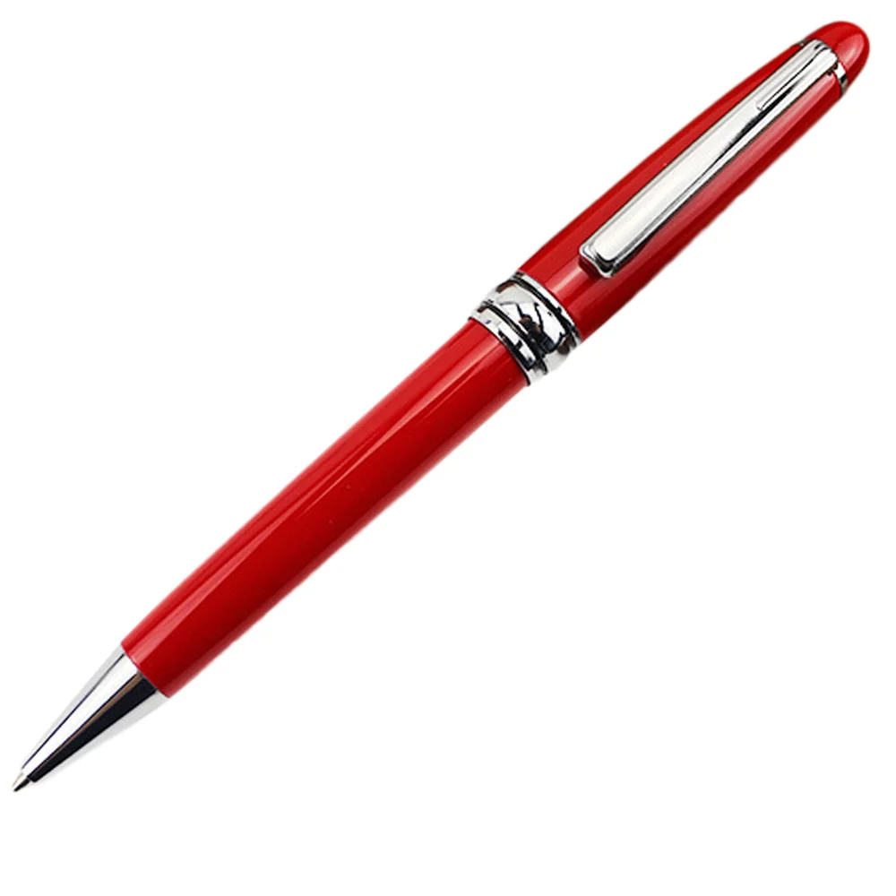 Шариковая ручка черный школьные принадлежности офисный обучающий инструмент для письма Новинка Канцелярские подарки для студентов - Цвет: Красный
