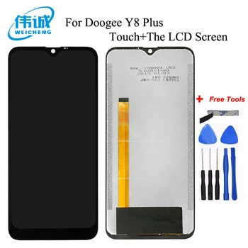 

WEICHENG Top Quality For Doogee Y8 Plus LCD Display and Touch Screen Assembly Repair Part Mobile Accessories +Free Tools