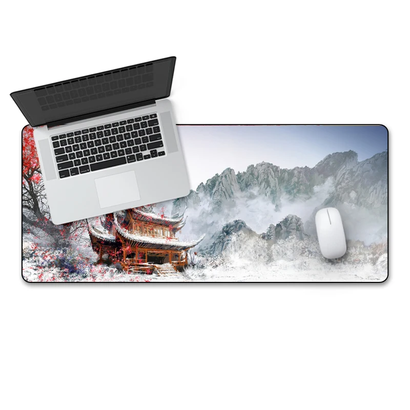 FFFAS 70X30com Snow mountain scenery mouse pad Notebook computer PC Keyboard and mouse applications