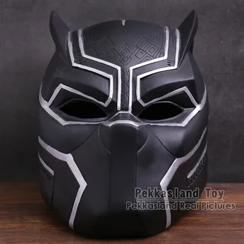

Black Panther Helmet 1:1 Halloween Party Cosplay Mask PVC Figure Collectible Model Toy