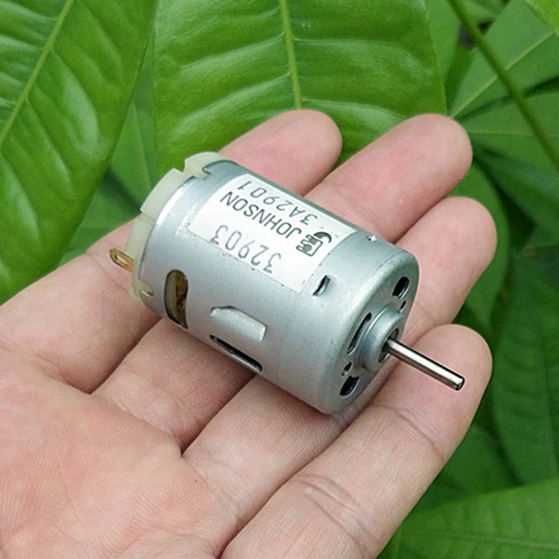 

Mini JOHNSON RS-380 DC 6V~9V 7.4V 32500RPM High Speed Large Torque Motor DIY Toy Car Boat