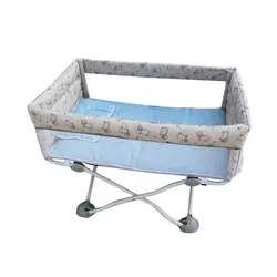 2018 бросился детская кровать спальные мешки подушки Детские сумка кроватки для младенцы Близнецы новорожденных складной путешествия Bb мини