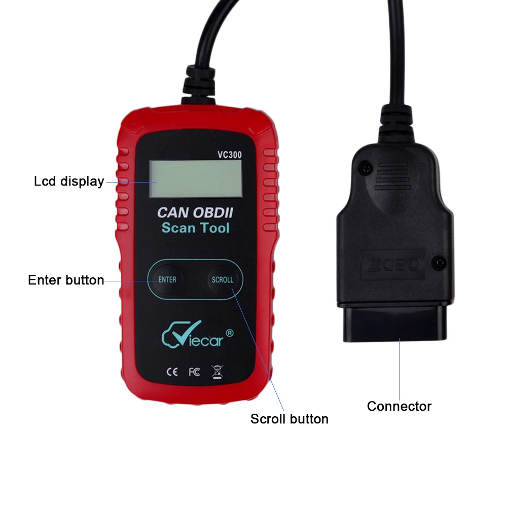 AOSHIKE OBD Автомобильный детектор неисправностей OBD2 II сканер инструмент