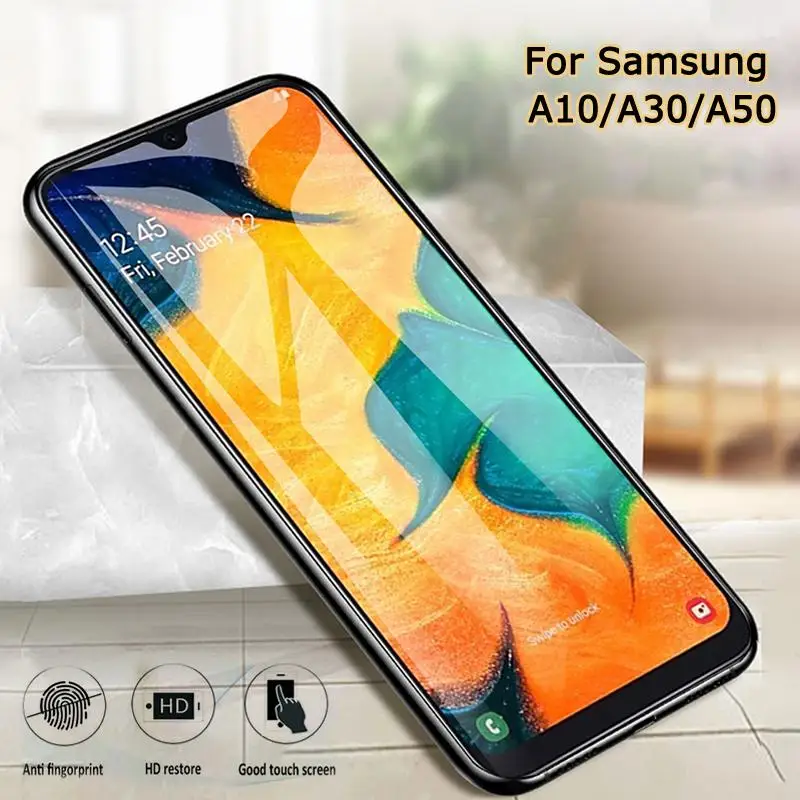 Закаленное стекло для Samsung Galaxy A40 A60 A70 A80 A90 защитная пленка экрана с полным