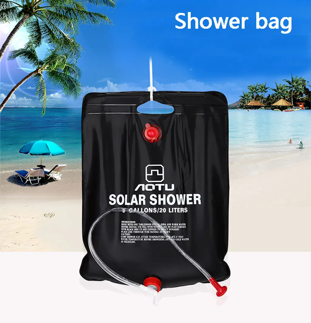 

40L Water Bag Gallon Camping Hiking Solar Heated Camp Shower Bag Outdoor Shower Water Bag Camping Shower Bag Dropshipping Z0713