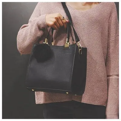 

Manufacturers wholesale hair bag Scrub fashion handbags shoulder bag simple small square bag retro shoulder diagonal girl bag