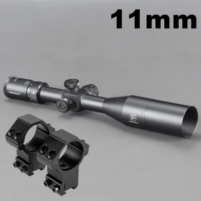 4,5-27X50 Тактический винтовочный оптический прицел с полностью мультизеленым покрытием ОПТИКА для стрельбы из лука охота - Цвет: FW7-HL065-11mm
