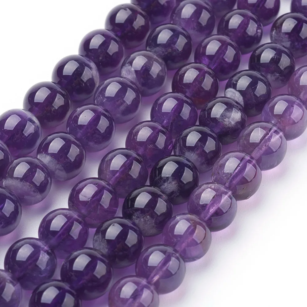 

Pandahall 5 Strands (Approx 160pcs) 6mm Round Indigo Natural Stone Beads Spacer Loose Bead for Jewelry Making Bracelets Necklace