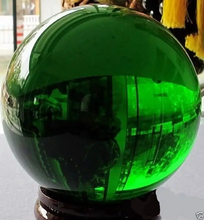 

fa88004309127<<<+Hot Asian Natural Quartz Green Magic Crystal Healing Ball Sphere 80MM+Stand