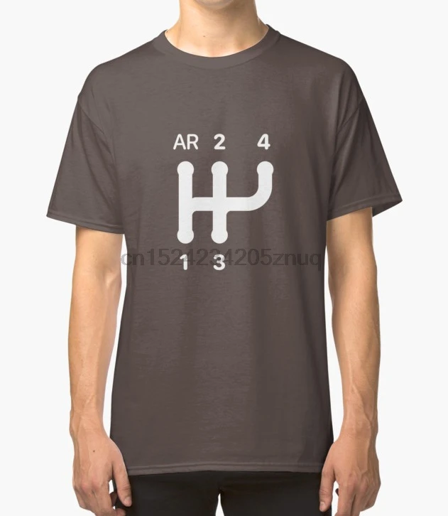 

Printed Men T Shirt Cotton tshirts O-Neck Short-Sleeve 2CV Gear Shift Pattern Women T-Shirt