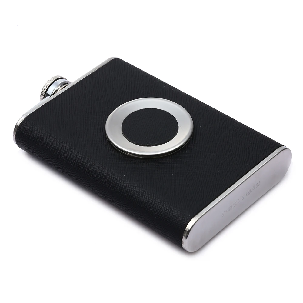 8 унций кувшин бедра колба алкоголь виски Вино горшок скотч нержавеющая сталь