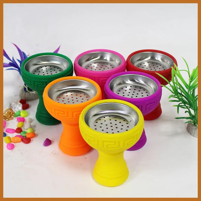 

Silicone carbon bowl tobacco smoke for Hookah Shisha Sheesha Water Pipe Hitboo charcoal bowl 1 pc