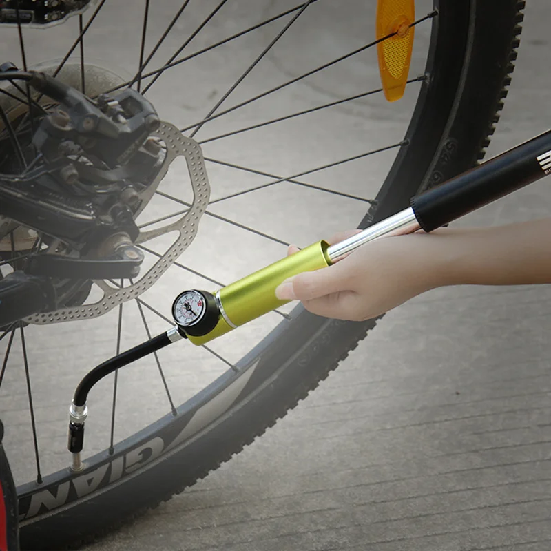 

Portable Mountain Bike Pump Bicycle Schrader Presta Inflatable Mini pump Apply Basketball Football High Pressure Pump