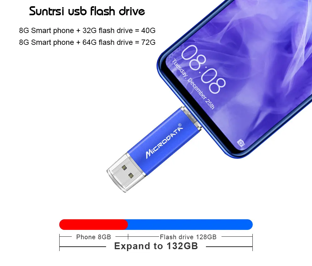 Smart 2 в 1 OTG USB флеш-накопители 4 г 8 г 16 г 32 г 64 г otg внешняя ручка флеш-накопитель thumb drive для android телефон планшет