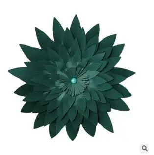 dark green 20 см DIY Charysanthemum искусственный бумажный цветок для свадебной вечеринки украшения фон с днем рождения бумажные ремесла - Цвет: dark green