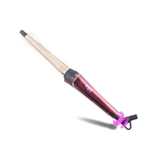 Керамический конус ЖК-дисплей бигуди для завивки волос палочка позолоченный щипцы для завивки электробигуди с термостойкая перчатка для завивки волос