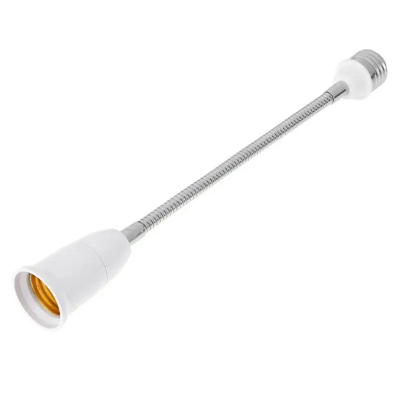 E27-E27 лампа гибкий удлинитель-адаптер с конвертером светодиодный светильник лампа освещение удлинение держатель домашний декор - Цвет: 29.5cm