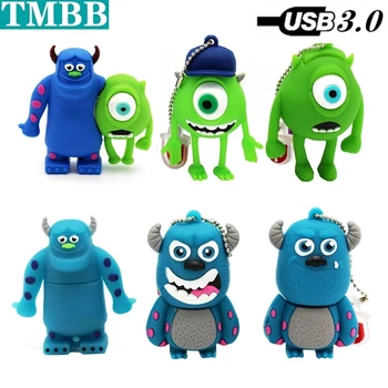 

USB 3.0 Monsters University Mike USB Flash Drive lovely cartoon pendrive 32G 64GB 128GB 256GB special gift memory stick usb disk